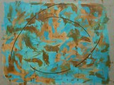 11 - Entramado - 80 x 100  - Técnica Mixta