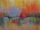 13 - Entrelineas - 80 x 100 - Técnica Mixta