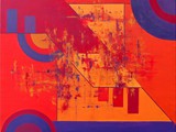 9 - Limites - 80 x 100  - Técnica Mixta