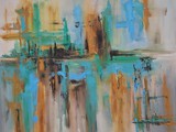 06 - Pulsaciones 80 x 100 - Técnica mixta