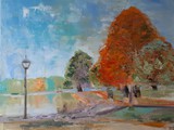 10 - Palermo en Pandemia - Técnica mixta - 40 x 50