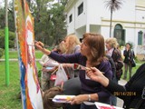 11 - Pintando cartel SSAP General Rodriguez